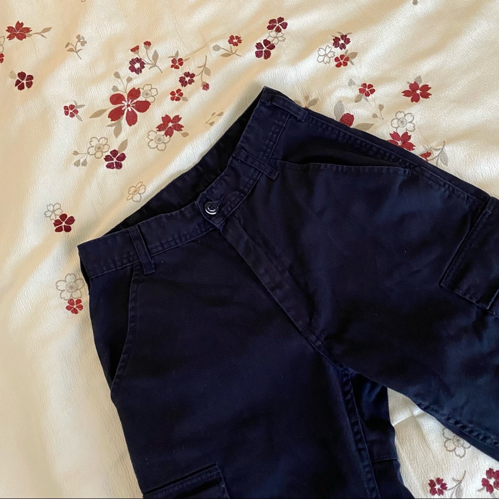 brandy melville / j. galt blue piper worker cargo pants